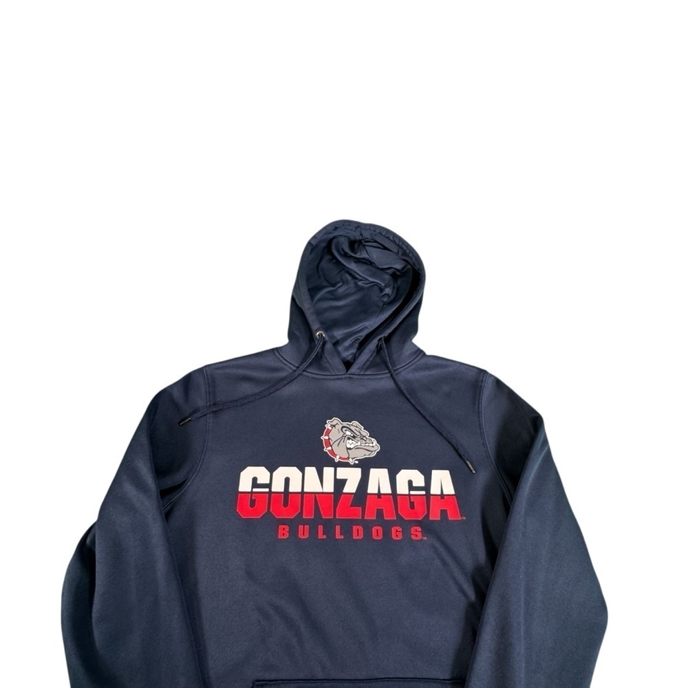 Gonzaga Bulldogs Hoodie Menβs Small Blue- Colosseum Pullover Sweatshirt NCAA - Picture 2 of 8